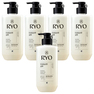 RYO 呂 溫和養護洗髮精 花香, 480ml, 5瓶