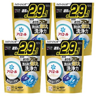 ARIEL 4D立體洗衣膠球補充包 含漂白成份, 26顆, 4袋