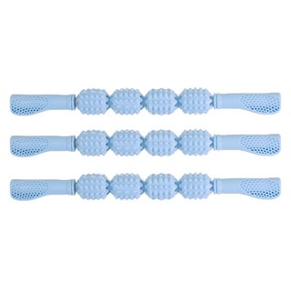 대한 몰 만능 마사지 롤러 스틱 안마봉, 블루, 3개