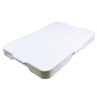 HUA SHUO 華塑 418 卡扣設計智慧平板車 耐重50kg 白色, 1個