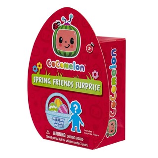 CoComelon 可可瓜 復活節彩蛋, 3吋可動公仔, 適用年齡3+, 1個