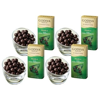고디바 펄 민트 다크 초콜릿, 43g, 4개
