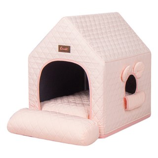CHOCOPET house 第3代四季寵物狗屋 高級款 中型犬適用, 1個, 粉色