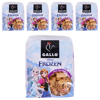 西班牙 GALLO 公雞牌 迪士尼 冰雪奇緣 義大利麵, 5個, 300g