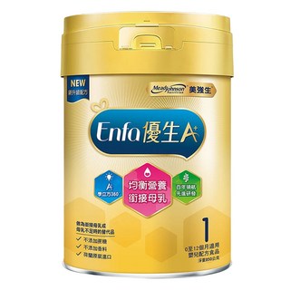 Mead Johnson 美強生 Enfa A+ 優生1號嬰兒配方(新配方), 850g, 1罐