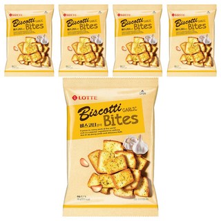 LOTTE 樂天 大蒜麵包餅, 70g, 5包