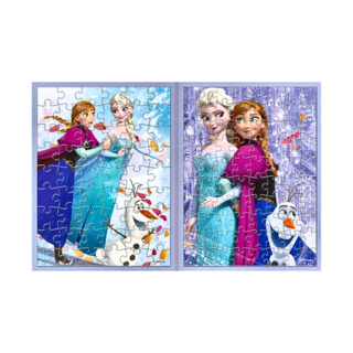 古部 拼圖 迪士尼公主 3歲以上, 冰雪奇緣 藍色, 1盒, 40片