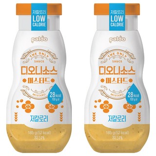 paldo 八道 Dionysus芥末醬 低卡路里, 185g, 2個
