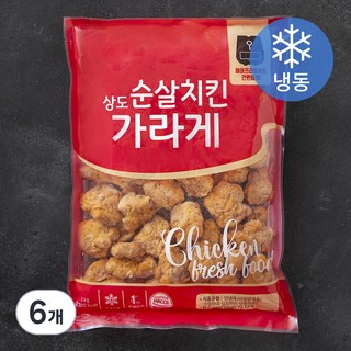 상도 순살치킨 가라게 (냉동), 1kg, 6개