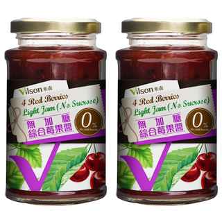 Vilson 米森 無加糖綜合莓果醬 290g, 2罐
