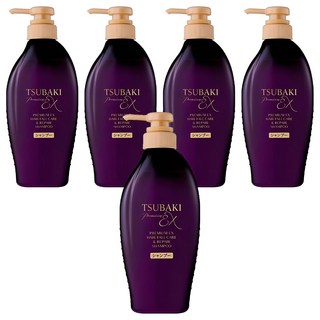 TSUBAKI 思波綺 髮研防斷洗髮乳 450ml 呵護脆弱髮質 強韌髮芯 減少斷裂, 5瓶