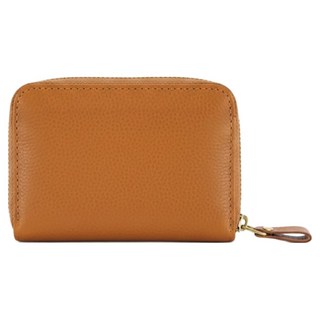 頭層牛皮風琴卡位方塊零錢包 LH954