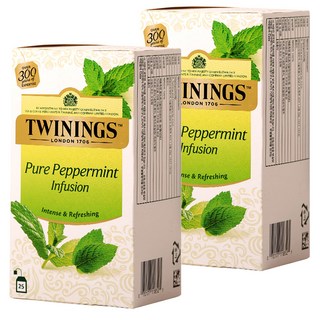 트와이닝 페퍼민트 티백, 2g, 25개입, 2개
