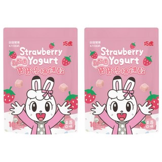KYODA 京田製菓 巧虎寶寶乳酸菌優格餅乾, 草莓, 20g, 2包