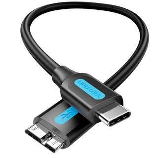 VEnTIOn 威迅 Type C to USB 3 Micro B快速線, 0.5m, 1個
