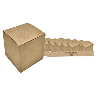 Pomei 博美 牛皮無印紙盒 10入/包, 1包
