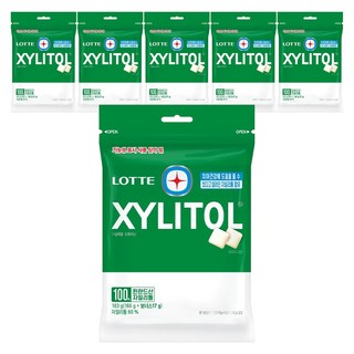 롯데자일리톨 오리지날, 183g, 6개