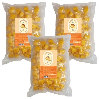 Q彈又香甜的真芒果軟糖, 1kg, 3個