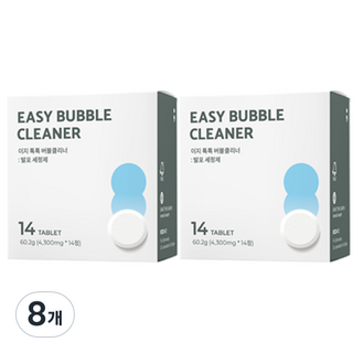 에코앤드 이지 톡톡 버블클리너 세척제, 60.2g, 8개