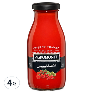 AGROMONTE 阿拉比亞塔櫻桃番茄醬, 260g, 4個