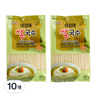 HJWF 食品 早晨米線, 500g, 10個