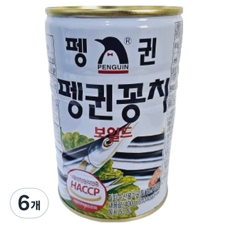 Oltaom 計劃企鵝秋刀魚罐頭 400g, 400克, 6個