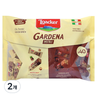Loacker 萊佳哈斯 Gardena 迷你綜合 40入, 340g, 2個