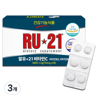 ru21 Spirit Science維他命C, 6顆, 3個
