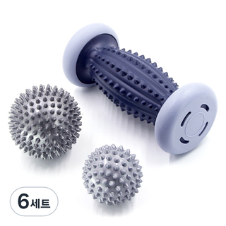 보니토리 손 발 발마사지 + 볼 7cm + 볼 9cm 세트, 그레이(발마사지), 6세트