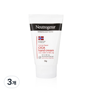 뉴트로지나 노르웨이젼 포뮬러 핸드크림, 56g, 3개