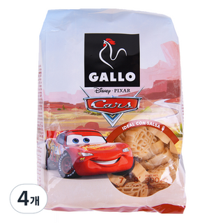 西班牙 GALLO 公雞牌 迪士尼汽車總動員義大利麵, 300g, 4個