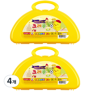 DONG-A 黃色小雞蠟筆, 26色, 4個