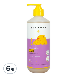 [쿠팡수입] 에브리데이 시어 베이비즈 앤 업 샴푸 앤 바디워시 레몬 라벤더, 473ml, 6개