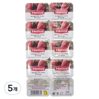 Helios 草莓醬 10入, 5個, 250g