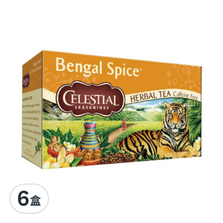 CELESTIAL SEASONINGS 詩尚草本 肉桂香料茶 無咖啡因茶, 2.35g, 20包, 6盒