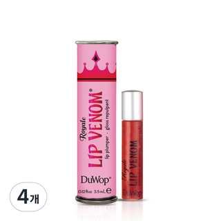 Duwap Lip Venom 豐唇液 3.5ml, Royale Red, 4支