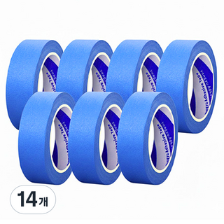 O-ON 遮蔽膠帶 藍色 20mm, 14個
