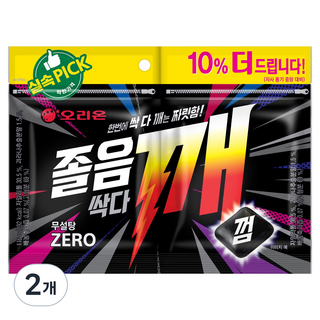 오리온 졸음싹다깨껌 리필, 116g, 2개