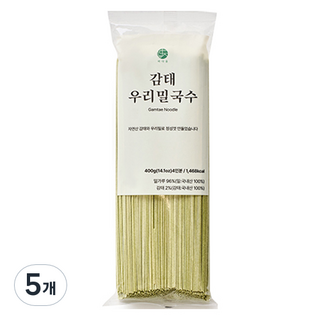 Sea Forest 甘苔韓國國產小麥麵條 4人份, 5個, 400g