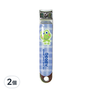 DOOBY 大眼蛙 嬰兒安全指甲剪 防滑設計 使用更方便, 2個