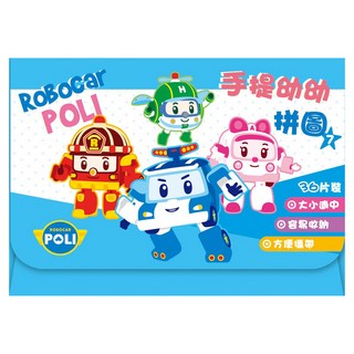 ROBOCAR POLI 波力救援小英雄幼幼手提拼圖7, 36片裝，兒童益智玩具，訓練手眼協調, PUZ1376I, 1個