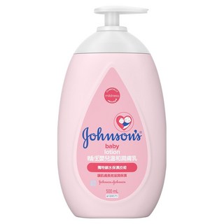 嬌生 嬰兒溫和潤膚乳 500ml，專為敏弱肌膚設計, 1瓶