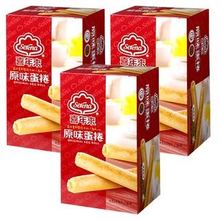 喜年來 原味蛋捲 (192g), 濃郁蛋香與酥脆口感, 3盒