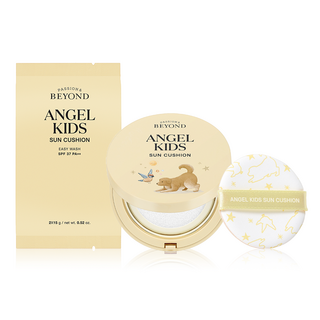 PASSION&BEYOND Angel Kids易清洗防曬氣墊 SPF37 PA++ 15g+補充包 15g, 1組