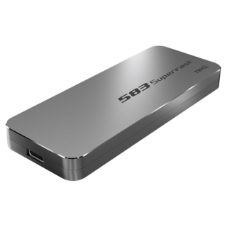 TEKQ 樂都國際 USB-C M.2 SSD 固態硬碟外接盒,高速傳輸,鋁合金CNC外殼, 583SuperFast, 1個