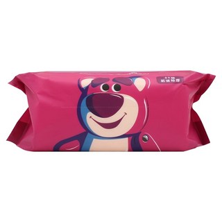 KOgi 宏瑋 迪士尼 玩具總動員系列 乾濕兩用巾, 60抽, 柔軟擦拭 乾淨清爽, 展開200x200mm, 熊抱哥, 3包