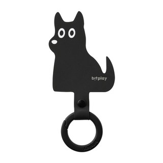 bitplay 造型通用墊片 適用於iPhone與android系統手機, 炭黑色, 1個