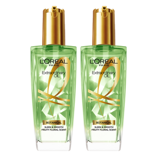 L'OREAL PARiS 巴黎萊雅 金緻護髮精油 草本植萃精華, 輕盈修護無負擔, 100ml, 2瓶
