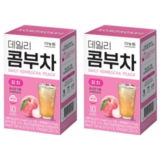Danongwon 每日康普茶 蜜桃風味, 5g, 10條, 2盒