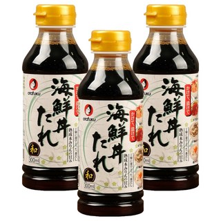 OTafUKU 海鮮丼專用醬汁 海鮮蓋飯醬, 300ml, 3個